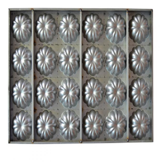 Bundt Cake Industrial Non-Stick Baking Pan 24 Multi-Link Cake Mold of Flower and Shaped Bakeware for Cake Pan Baking Tray