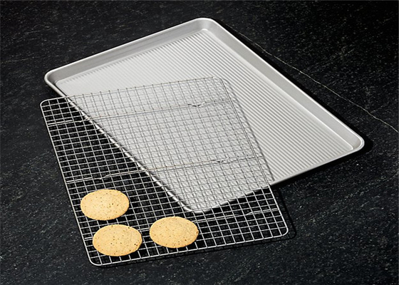 RK Bakeware Chine taille complète 18X26 pouces Commercial Aluminium Cookie Sheet plateau de cuisson