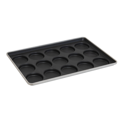 Rk Bakeware Chine-52345 en acier aluminiumisé plateau de hamburger de 4,5 pouces