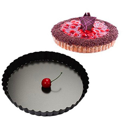 Rk Bakeware Chine-Coat dur d'aluminium à flûte Pâte à tartes