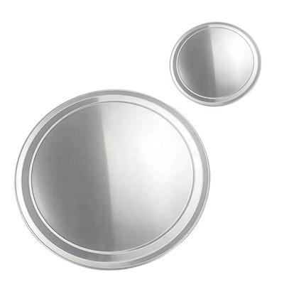 18 calibre 18 pouces aluminium rond plateau de pizza plateau de pizza plateau de pizza avec large bord