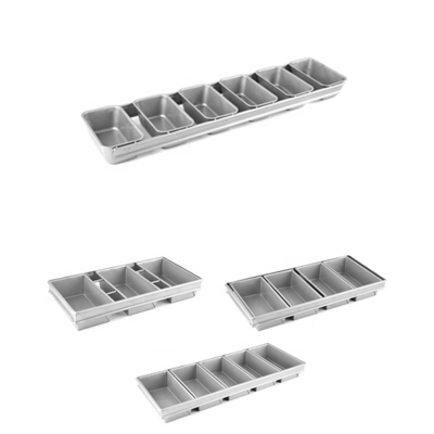 6 courroies en acier en aluminium, pain et poêles à pain, poêles à pain, poêles en étain, poêles à pain non collants