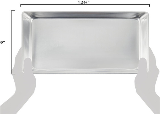 RK Bakeware China Foodservice NSF 3,58 Qt. plateau de torréfaction en aluminium non collant plateau de service en aluminium