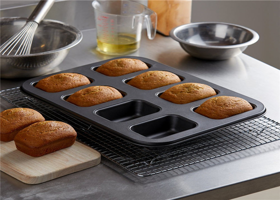 RK Bakeware Chine Foodservice NSF 8 Compartement Pullman en aluminium Pâte à pain mini Pâte à pain
