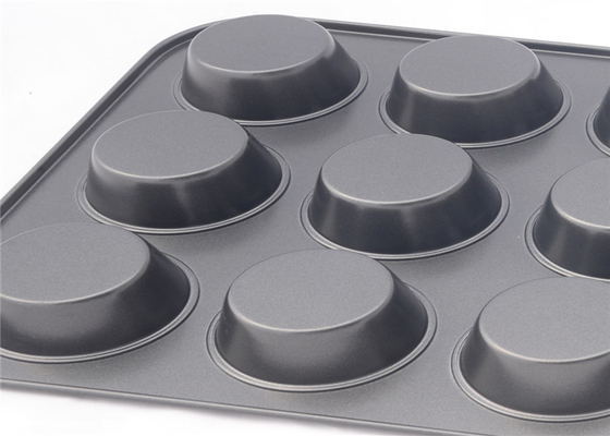 RK Bakeware Chine Cuisine Nonstick plateau de cuisson pour muffins en aluminium