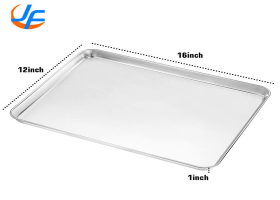 RK Bakeware Chine vitrée en feuille d'aluminium à demi-taille plateau de cuisson du pain