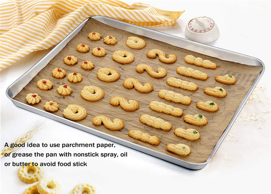 RK Bakeware Chine Pâtisserie en aluminium sur mesure, plateau à pâtisserie Pâtisserie à biscuits 18&quot;X26&quot;X1&quot;