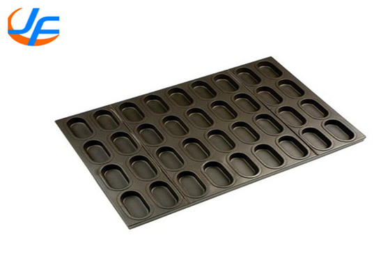 RK Bakeware Chine Foodservice aluminiumé Ovale muffin cuisson à la poêle Carré muffin plateau de cuisson