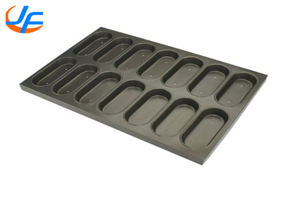 RK Bakeware Chine Foodservice aluminiumé Ovale muffin cuisson à la poêle Carré muffin plateau de cuisson