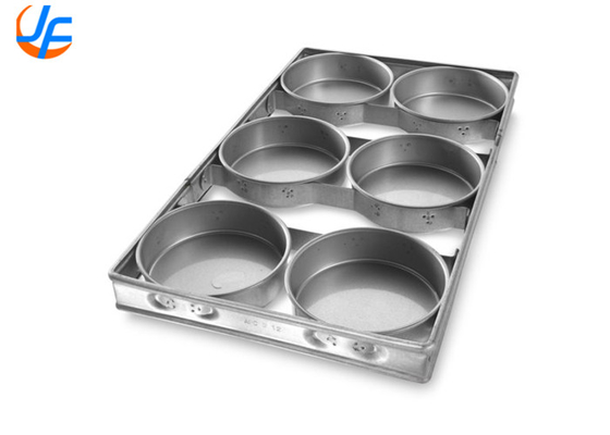 RK Bakeware Chine Foodservice Chicago Slicone métallique glacé à angle rond Plateau de cuisson pour gâteau / fromage