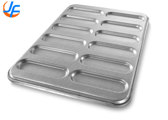 RK Bakeware China Foodservice 22100 Plateau à pâtisserie à hot-dog en acier aluminiumisé en Nouvelle-Angleterre vitré