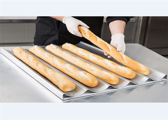 RK Bakeware Chine Foodservice NSF Australie Mackies 5 flûtes plateau de cuisson à la baguette en aluminium éclairé