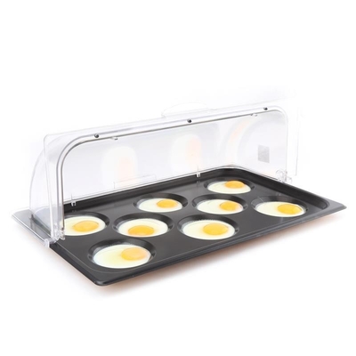 RK Bakeware Chine Rational Combi Oven Utilisation GN1/1 Plateau de cuisson d'œufs en aluminium Nonstick