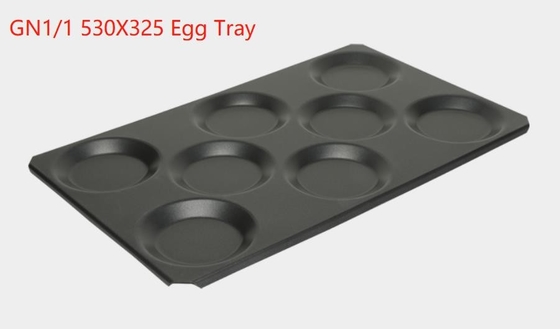 RK Bakeware Chine Rational Combi Oven Utilisation GN1/1 Plateau de cuisson d'œufs en aluminium Nonstick