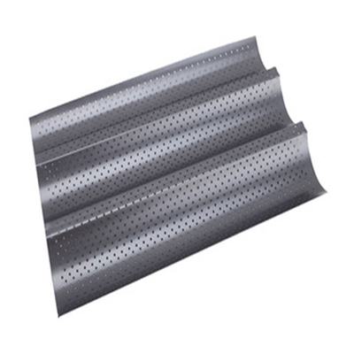 RK Bakeware China Foodservice NSF Taille complète 16 étalon 5 rangée Baguette en aluminium non collant plateau de cuisson du pain