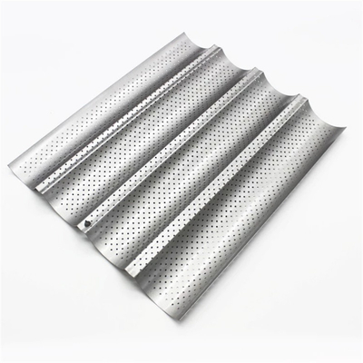 RK Bakeware Chine Foodservice NSF Formes perforées à 3 fentes Baguette plateau de cuisson du pain français