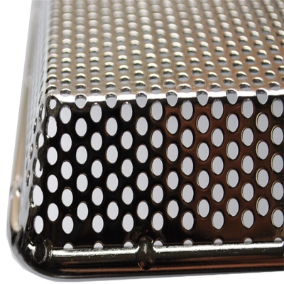 RK Bakeware China Foodservice NSF personnalisé 4 côtés perforés 304 acier inoxydable plateau sec