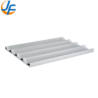 Rk Bakeware Chine aluminium 5 pain plateau de baguette / pâtisserie à pain français