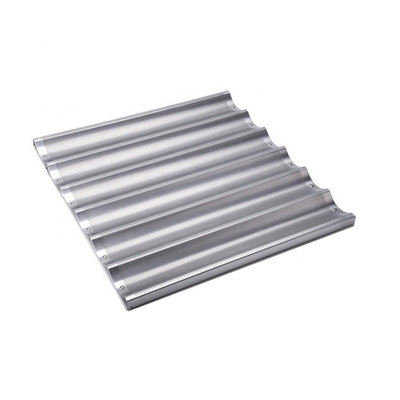 Rk Bakeware Chine aluminium 5 pain plateau de baguette / pâtisserie à pain français