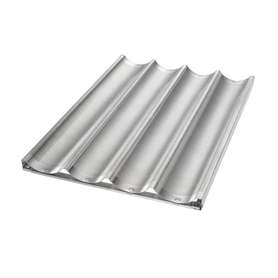 Rk Bakeware Chine aluminium 5 pain plateau de baguette / pâtisserie à pain français