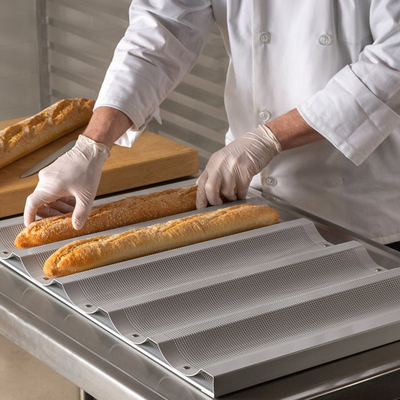 RK Bakeware Chine Foodservice NSF 5 pain glacé en aluminium baguette plateau de cuisson de pain français