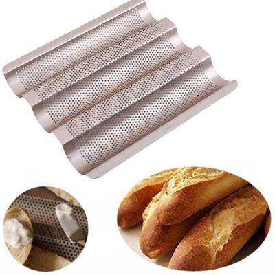 RK Bakeware Chine Foodservice NSF 5 pain glacé en aluminium baguette plateau de cuisson de pain français