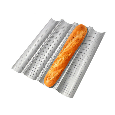 RK Bakeware Chine Foodservice NSF 5 pain glacé en aluminium baguette plateau de cuisson de pain français