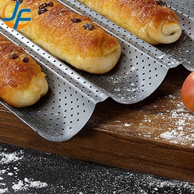 RK Bakeware Chine Foodservice NSF 5 Pain Non-stick Aluminium Eurogliss Baguette plateau à pâtisserie/ Pâtisserie française