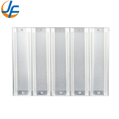 Rk Bakeware Chine-49053 5 pain non-stick 600*400 plateau de baguette en aluminium à verrouillage unique / poêle à pain française