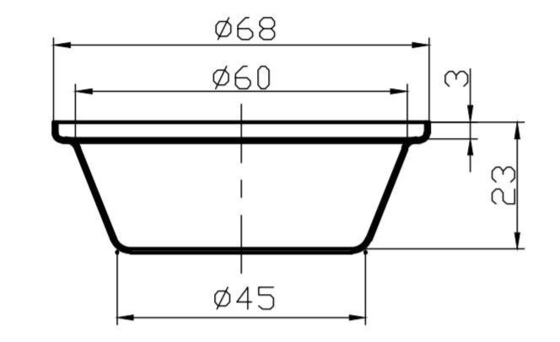 Rk Bakeware Chine Self Cutting Sauvage Tarte en étain plateau