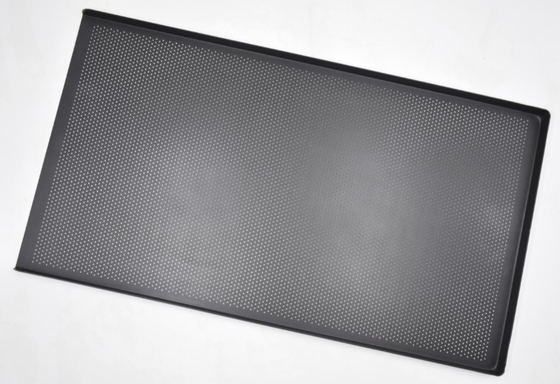 Plateau de cuisson en aluminium lisse avec revêtement antiadhésif et thermomètre