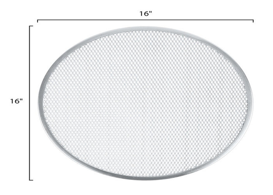 RK Bakeware China Foodservice NSF Grill à gril en acier inoxydable Panneau à pizza Écran / Plateaux à pizza en maille d'aluminium