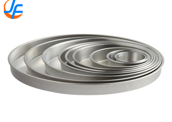 RK Bakeware China Foodservice NSF 10 pouces en aluminium en couche ronde moule de gâteau et plateau de pizza à plat profond à paroi droite