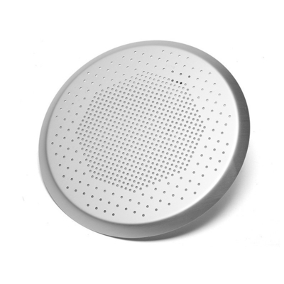 RK Bakeware Chine anode dur perforé crête mince casserole à pizza pour la cabane de pizza