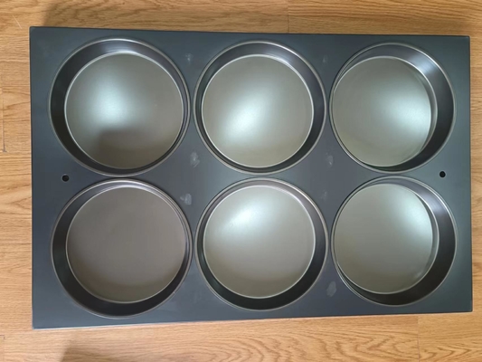 Pizza en aluminium industrielle Tray Foodservice Hard Anodized Coat