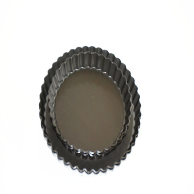 Rk Bakeware Chine-Coat dur d'aluminium à flûte Pâte à tartes