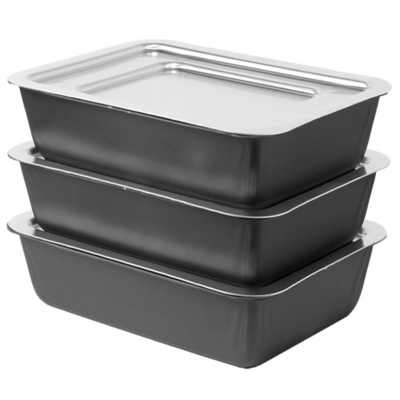 Rk Bakeware Chine-Derroit Style Pâtes à pizza en aluminium anodisées dures résistantes aux rayures