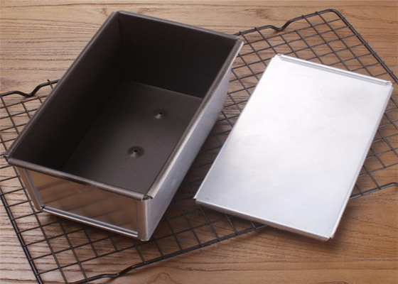 RK Bakeware Chine Foodservice NSF personnalisé Mini Pan à pain Nonstick Pullman Pan à pain Pan à flûte avec couvercle