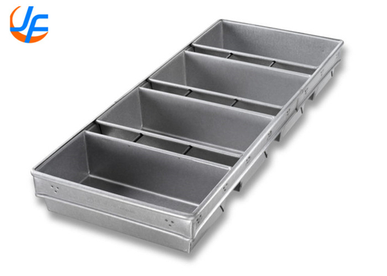 RK Bakeware Chine-Chicago Métallique 4 sangles ouvertes haut Pullman Pain Pan Glacé Pour les boulangeries en gros