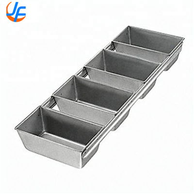 RK Bakeware Chine- 4 bandes de silicone glacé en aluminium Panneau à pain/Pullman Pan Pan Set Pan Mould Cake Pan