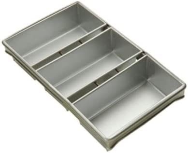 Rk Bakeware Chine-Foodservice 904935 Bakeware commercial 12,25 pouces x 4,5 pouces 3 plateaux de pain