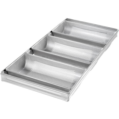 Rk Bakeware China-Foodservice 44405 Panneau à pain en acier aluminiumisé à 3 bandes vitré