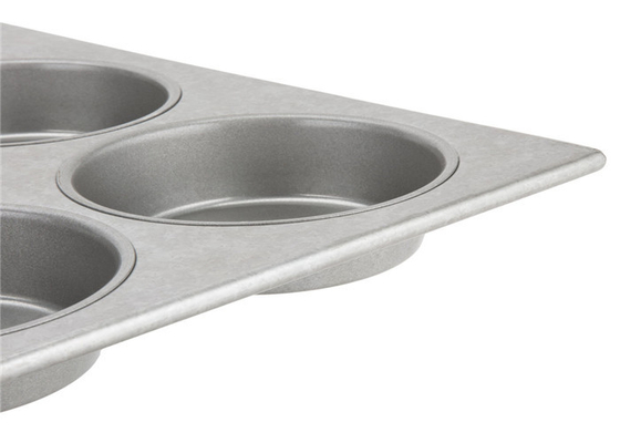 RK Bakeware Chine-Mackies en silicone glacé en rouleau de noix de pécan/Jumbo Muffin Pan