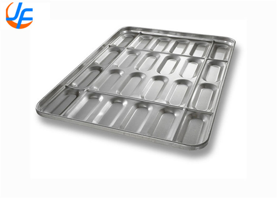 RK Bakeware Chine-PFA Cluster Non-Stick Pan à pain chaud à chiens avec parois latérales en coussin pour les boulangeries industrielles