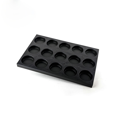 RK Bakeware China Foodservice NSF 24 tasse 5 oz. Pâtisserie à muffins jumbo en acier aluminium glacé / Pâtisserie à muffins régulière