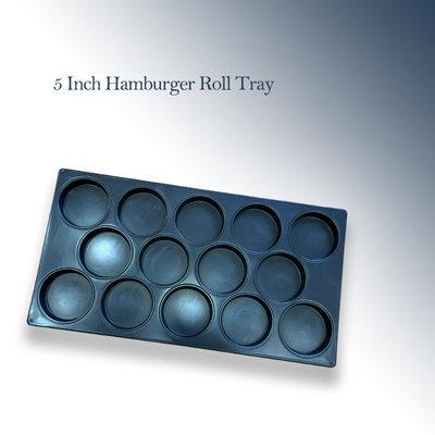 RK Bakeware China Foodservice NSF WEHS 102 Ronde Profondeur 102mm Non collant 4 pouces plateau à rouleaux de hamburger