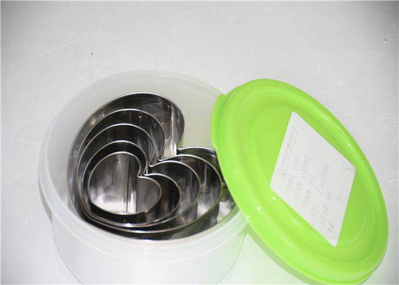 RK Bakeware Chine Foodservice NSF Mousse ring de gâteau en acier inoxydable, Ronde cœur carré dessert mousse ring