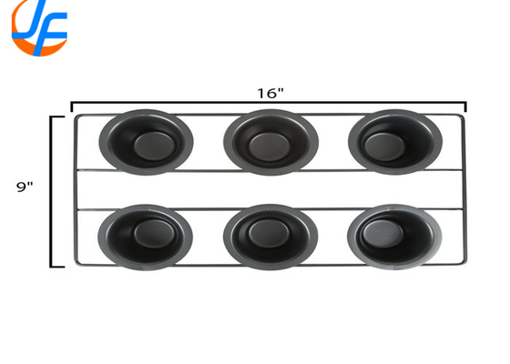 RK Bakeware China Foodservice NSF 6 tasses en acier inoxydable Pâtisserie à pâte à modeler