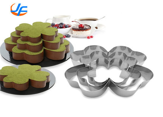 RK Bakeware Chine- Mousse Ring en acier inoxydable pour faire du gâteau mousse