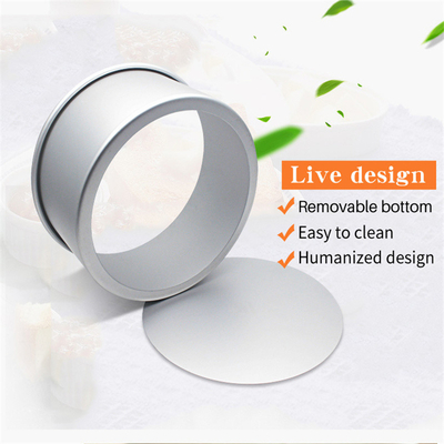Rk Bakeware Chine en aluminium amovible en forme ronde profonde moule de gâteau moule de gâteau plateau de gâteau étain